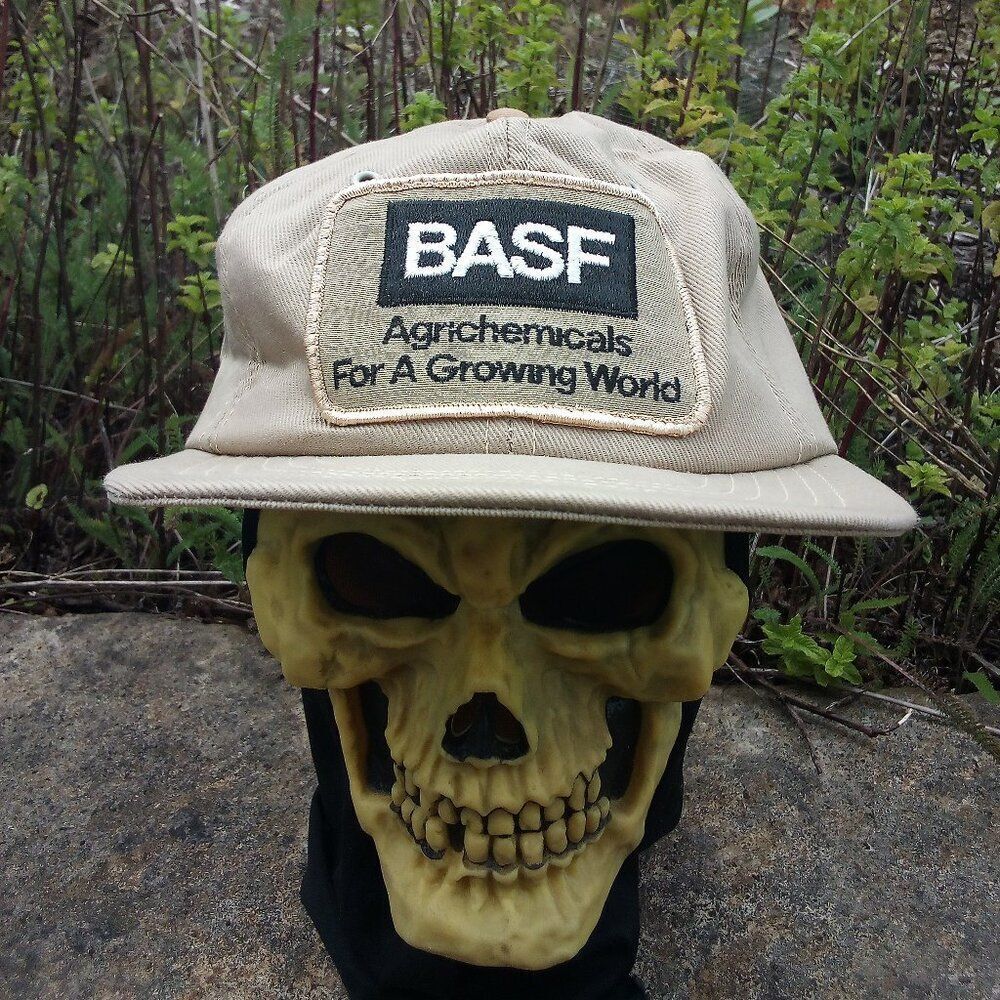 Deadstock Vintage Basf Agrichemicals Snap Back Trucker Hat Cap